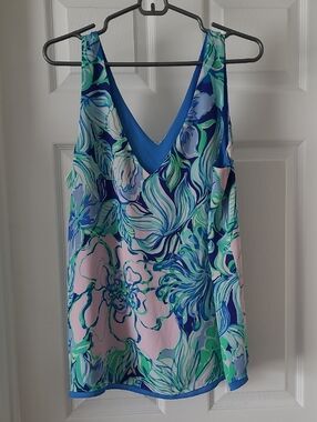 Lily Pulitzer Florin Reversible Tank XL